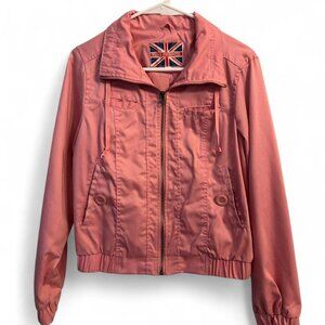 Pink, Miss London light weight jacket.